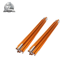 high quality adjustable folding anodized aluminum tent poles